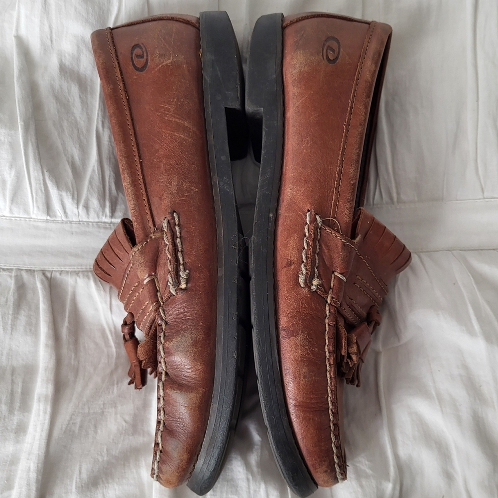 Dexter Brown Leather Tassel Loafers - Picture 4 of 9